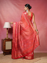 Printed Art-Tusser Saree